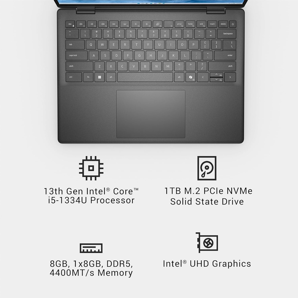 Dell Inspiron 5440-5463BLK 14" FHD Core™ i5-1334U 512GB SSD 8GB W11 BLACK Bcklt