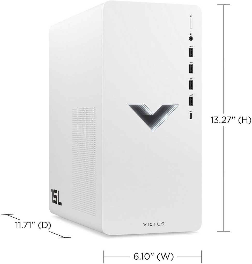 HP Victus 15L TG02-2000 GAMING TOWER Core™ i5-14400F 1TB SSD 32GB W11 NVIDIA® RTX 3050 4GB