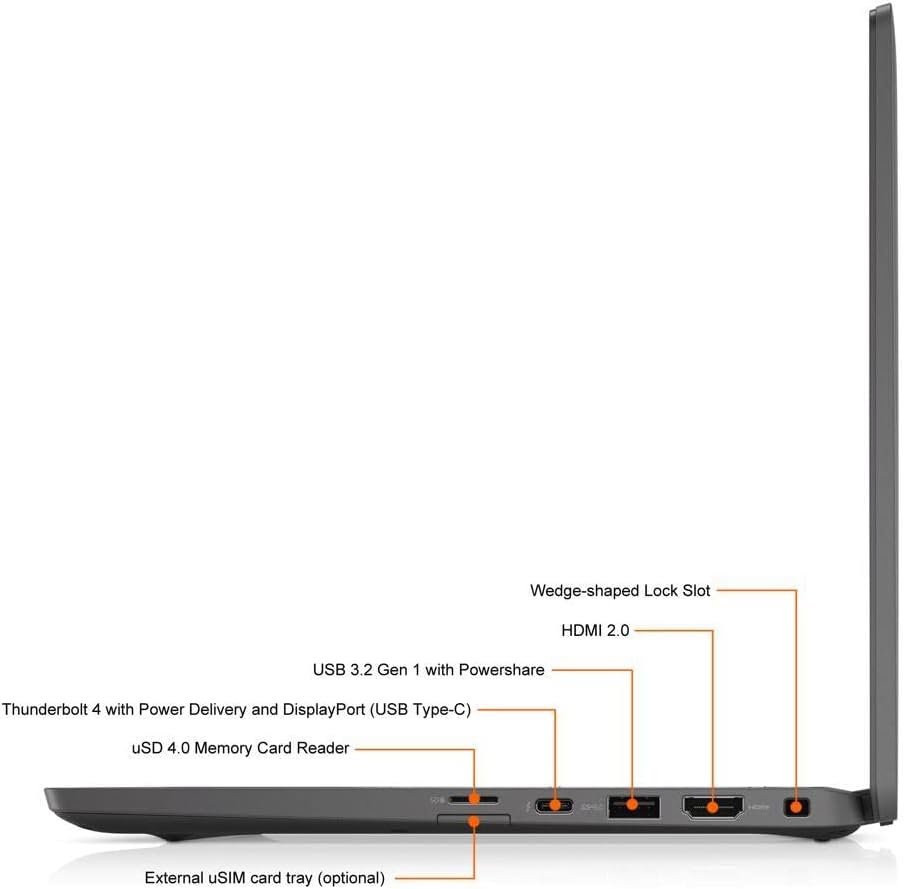 ❞𝐑𝐞𝐟𝐮𝐫𝐛𝐢𝐬𝐡𝐞𝐝❞ Dell Latitude 7320 13.3" FHD Core™ i5-1145G7 256GB SSD 16GB W11 Pro BLACK