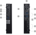 Dell OptiPlex 7070 MICRO Core™ i5-9500 256GB SSD 16GB W10 Pro Keyboard Mouse BLACK
