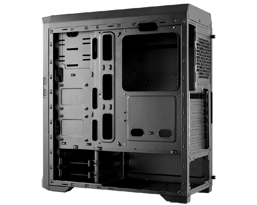 MX330G COUGAR MX330-G Steel ATX Mid Tower Case w/ Side Window Black