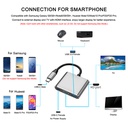 3-in-1 USB-C ► 1x HDMI │ 1x USB3.0 │ 1x USB-C │ 4K UHD