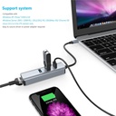 3-in-1 USB-C ► 1x HDMI │ 1x USB3.0 │ 1x USB-C │ 4K UHD