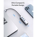 3-in-1 USB-C ► 1x HDMI │ 1x USB3.0 │ 1x USB-C │ 4K UHD