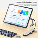 3-in-1 USB-C ► 1x HDMI │ 1x USB3.0 │ 1x USB-C │ 4K UHD