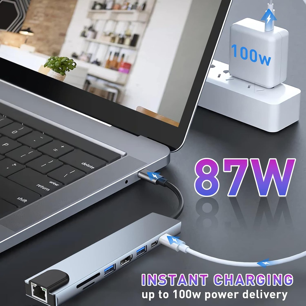 5-in-2 USB/USB-C ► 1x USB3.0 │ 2xUSB2.0 │ SD/TF