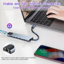 8-in-2 USB/USB-C ► 1x USB 3.0 │ 3x USB 2.0 │ 3.5mm audio │SD/TF │ USB-C (data)