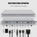 5-in-2 USB/USB-C ► 1x USB3.0 │ 2xUSB2.0 │ SD/TF