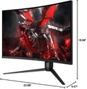 MSI OPTIX G271 Curvo Monitor 27&quot; FHD 165Hz HDMI