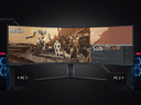 Samsung Odissey CRG9 49&quot; Dual (5120x1440) Curved QLED Gaming Monitor
