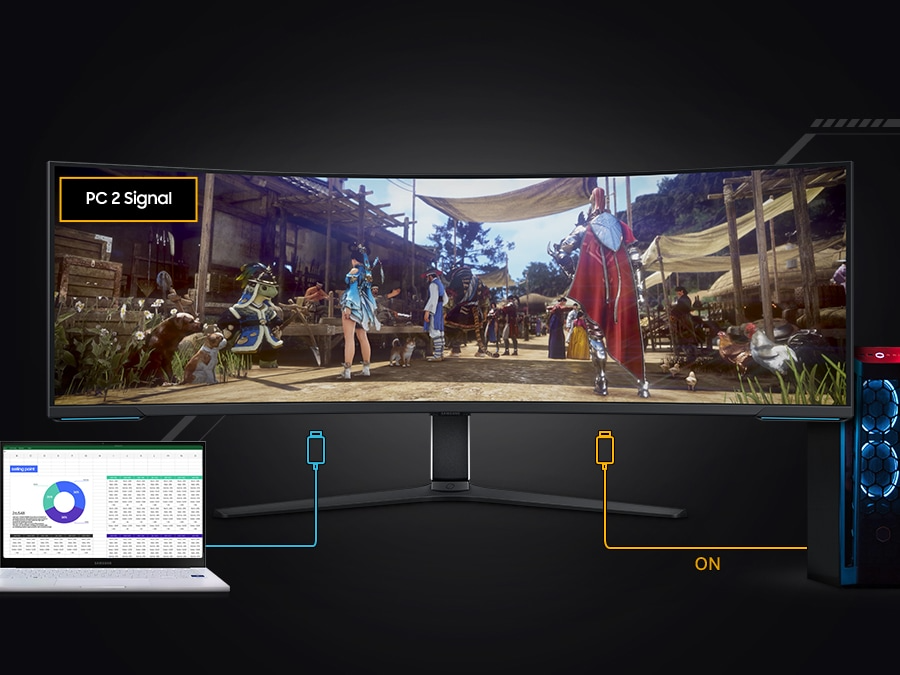 Samsung Odissey Neo G9 49&quot; Dual (5120x1440) 240Hz Curved QLED Gaming Monitor