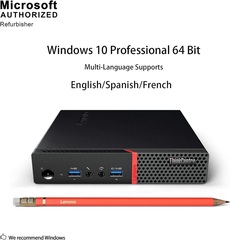 Lenovo ThinkStation P320 SFF Core™ i7-6700 512GB SSD 32GB WIN10 Pro Keyboard Mouse BLACK