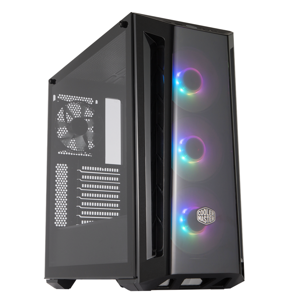 COOLER MASTER MCB-B520-KGNN-RGA Steel ATX Mid Tower Case BLACK (Incluye Abanicos)