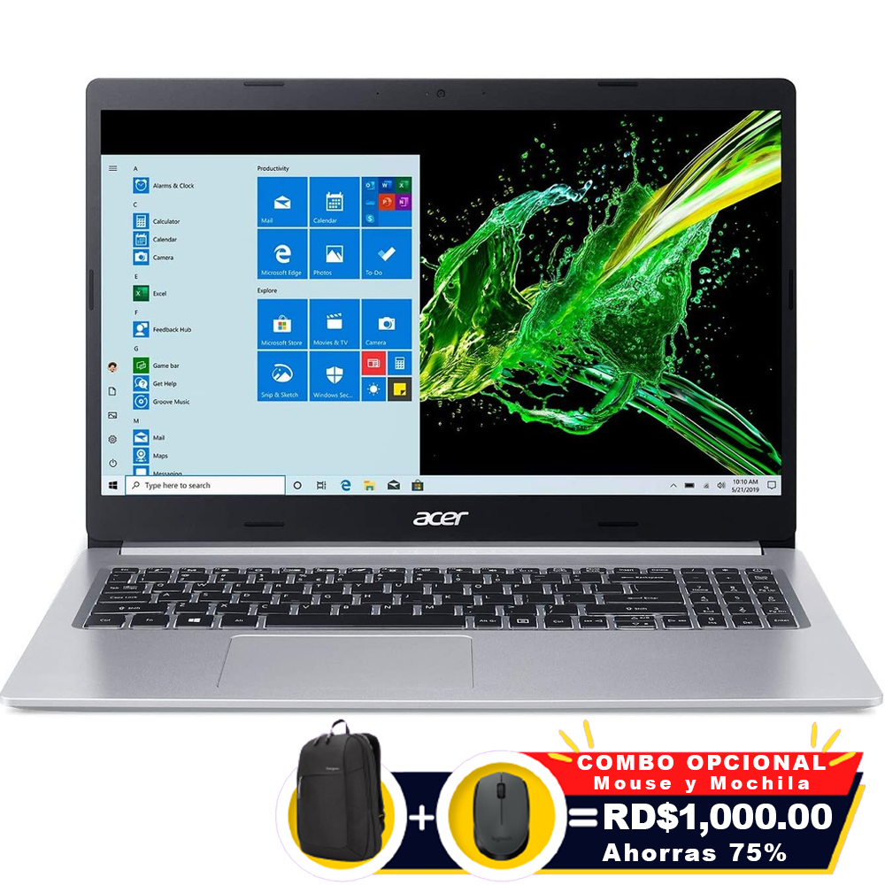 Acer Aspire 5 A515-56T 15.6" FHD Touch Core™ i5-1135G1 256GB SSD 8GB W10 SILVER Bcklt