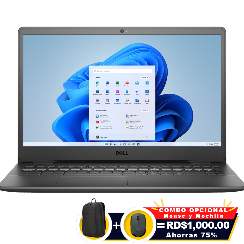 ❞𝐑𝐞𝐟𝐮𝐫𝐛𝐢𝐬𝐡𝐞𝐝❞ Dell Inspiron 3501 15.6" Core™ i5-1135G7 256GB SSD 8GB W11 Pro BLACK