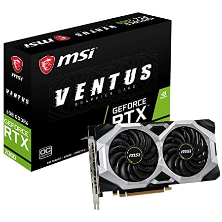 MSI GeForce RTX 2060 VENTUS GP OC 6GB 192-Bit GDDR6 PCI Express 3.0