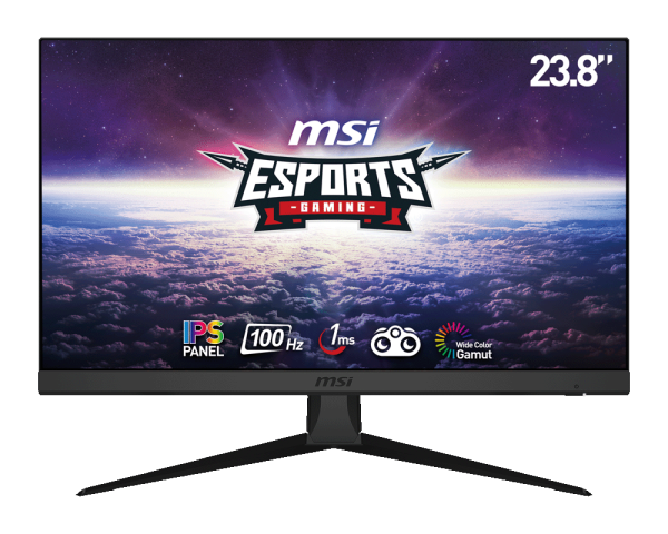 MSI G2412V PLANO 24&quot; FHD 100HZ IPS FREESYNC MONITOR BLACK