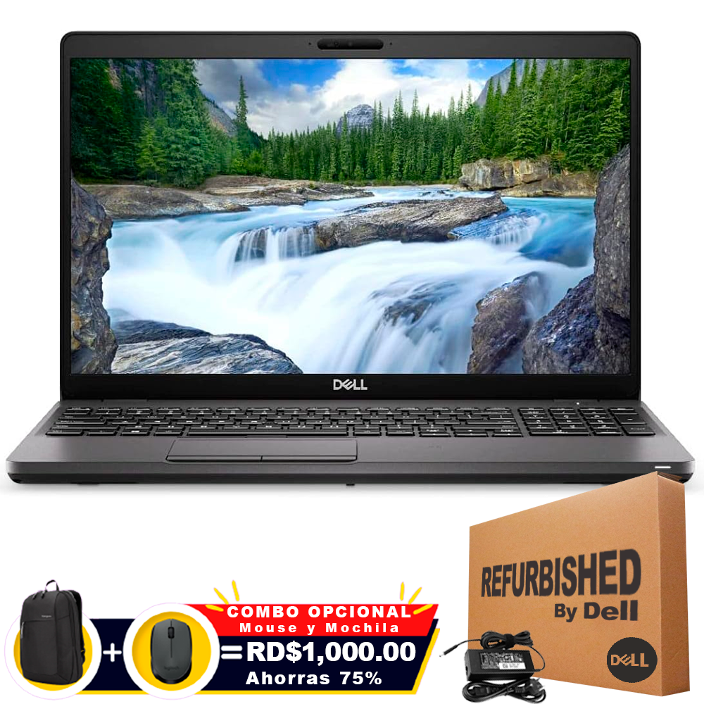 ❞𝐑𝐞𝐟𝐮𝐫𝐛𝐢𝐬𝐡𝐞𝐝❞ Dell Latitude 5500 15.6&quot; Core™ i5-8365U 512GB SSD 16GB W10 Pro Bcklt BLACK