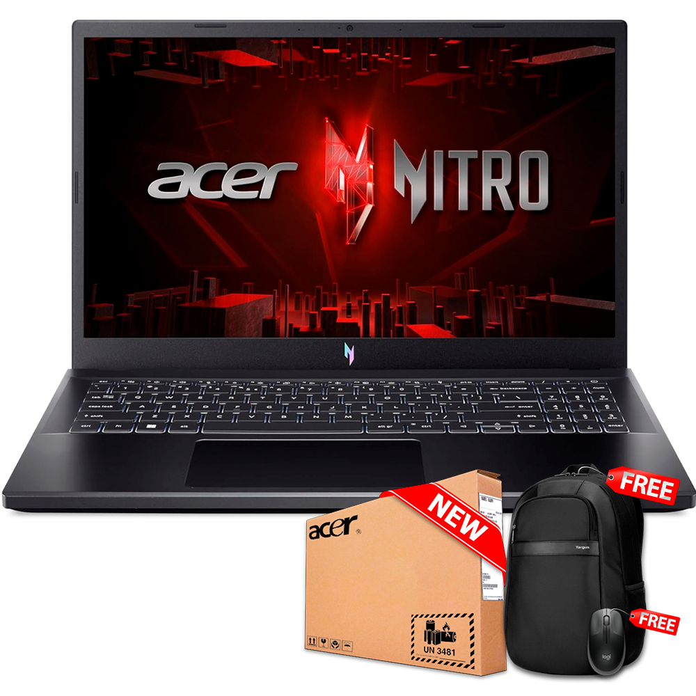 Acer Nitro V 15 ANV15-51-98N0 15.6" FHD 144Hz IPS Core™ i9-13900H 512GB SSD 16GB W11 NVIDIA® RTX 4060 8GB BLACK Bcklt