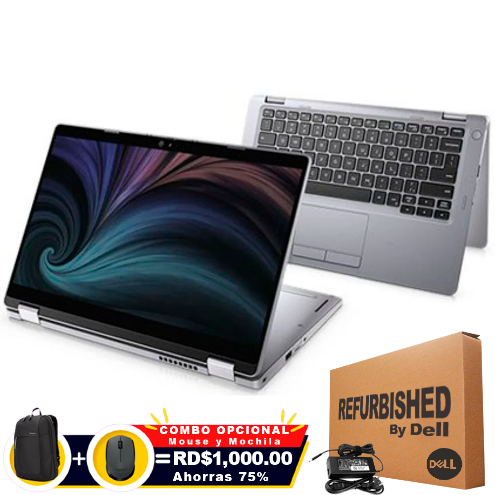 ❞𝐑𝐞𝐟𝐮𝐫𝐛𝐢𝐬𝐡𝐞𝐝❞ Dell Latitude 5310 2-IN-1 13.3" FHD Touch Core™ i7-10610U 512GB SSD 16GB W11 Pro GRAY