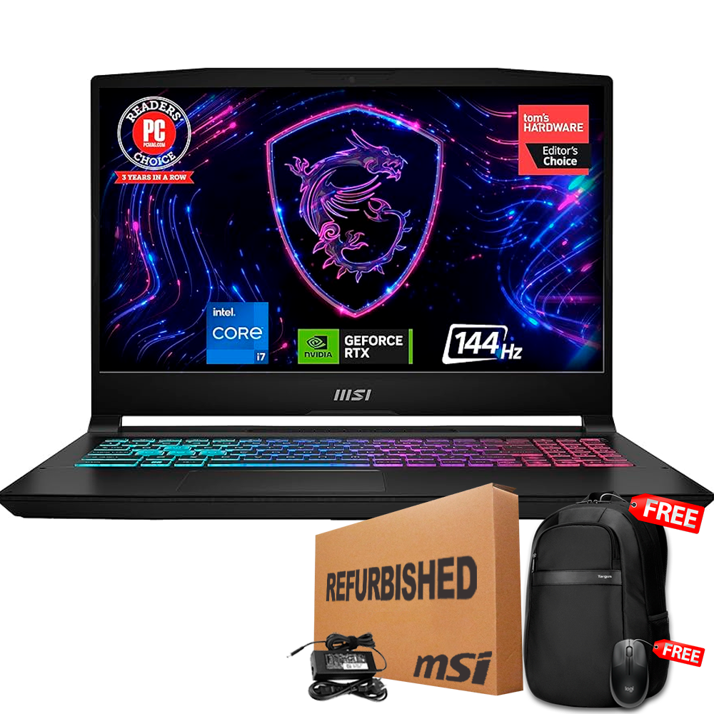 ❞𝐑𝐞𝐟𝐮𝐫𝐛𝐢𝐬𝐡𝐞𝐝❞ MSI KATANA 17 17.3&quot; FHD 144Hz Core™ i9-13900H 1TB SSD 16GB W11 NVIDIA® RTX 4060 8GB BLACK RGB Bcklt