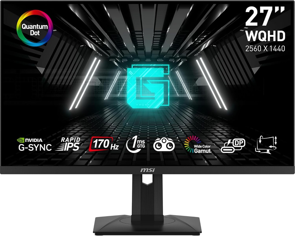 MSI G274QPF GAMING MONITOR 27&quot; IPS QHD LED FLAT 170HZ 1MS BLACK