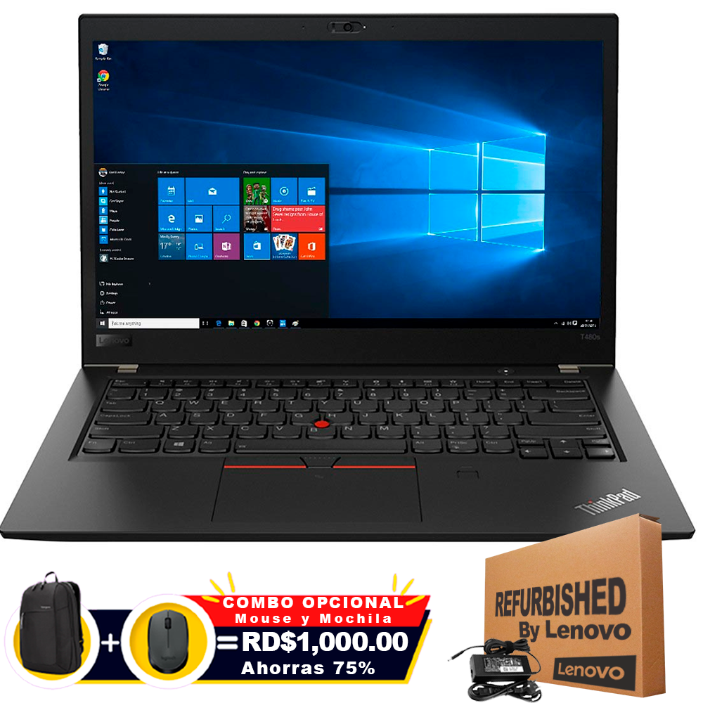 ❞𝐑𝐞𝐟𝐮𝐫𝐛𝐢𝐬𝐡𝐞𝐝❞ Lenovo ThinkPad T14s 14" Core™ i5-10310U 256GB SSD 16GB W11 Pro BLACK