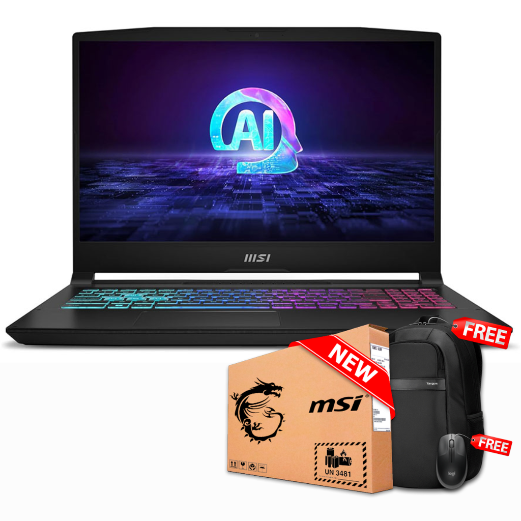 MSI KATANA A15 AI B8VG 15.6" (2560x1440) 165Hz AMD Ryzen™ 7 8845HS 1TB SSD 16GB W11 NVIDIA® RTX 4070 8GB BLACK RGB Bcklt