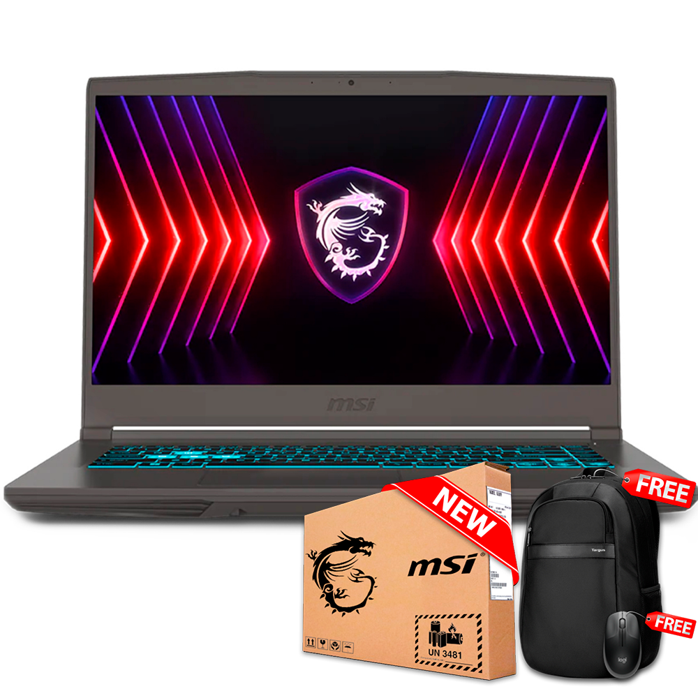 MSI THIN A15 B7VF-461 15.6" FHD 144Hz IPS Ryzen™ 5 7535HS 512GB SSD 16GB W11 NVIDIA® RTX 4060 8GB GRAY