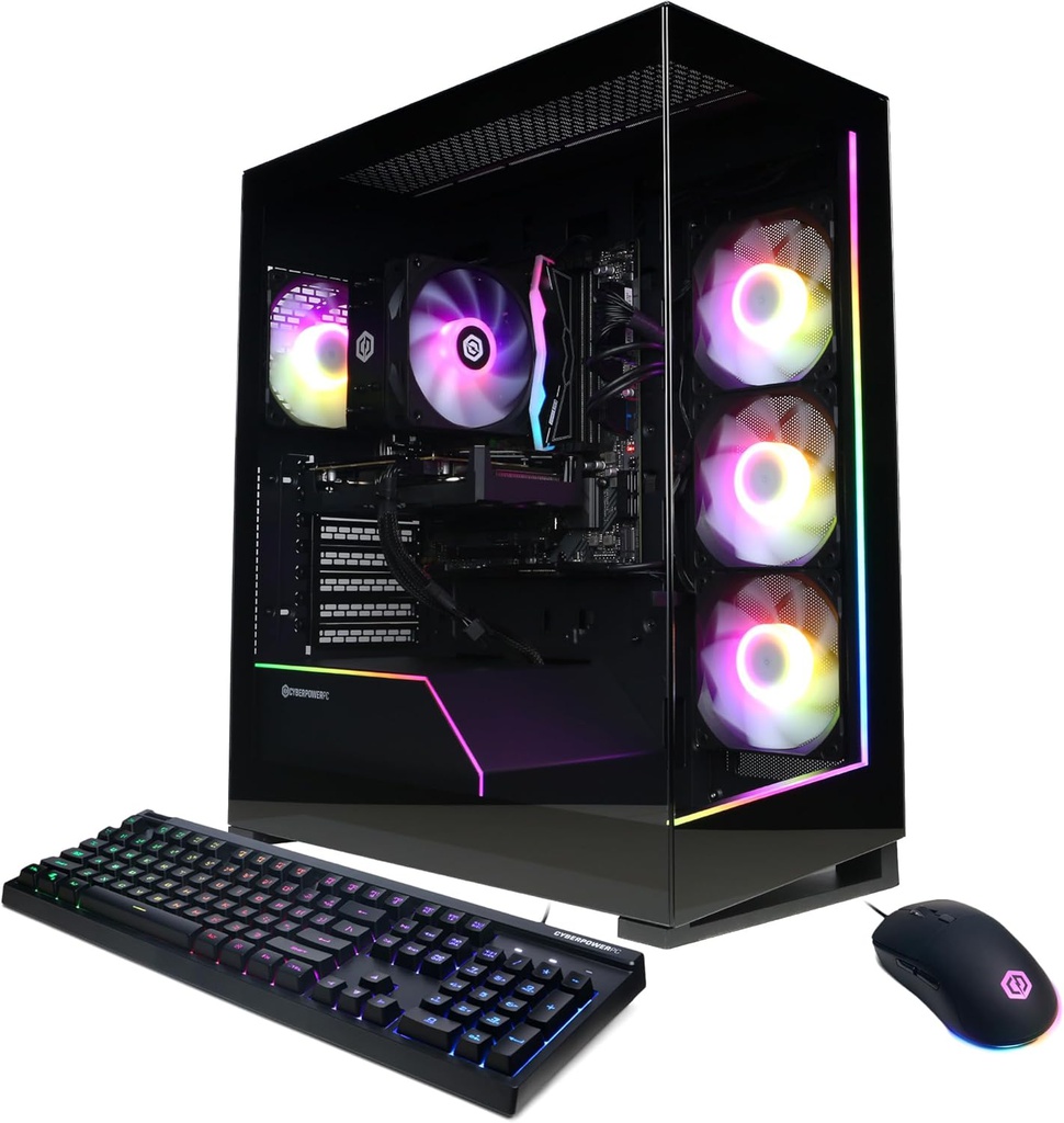 CyberPower PC GXi2000CSTV3 GAMING Core™ Ultra 5 225F 2TB SSD 32GB W11 NVIDIA® RTX 5060 8GB