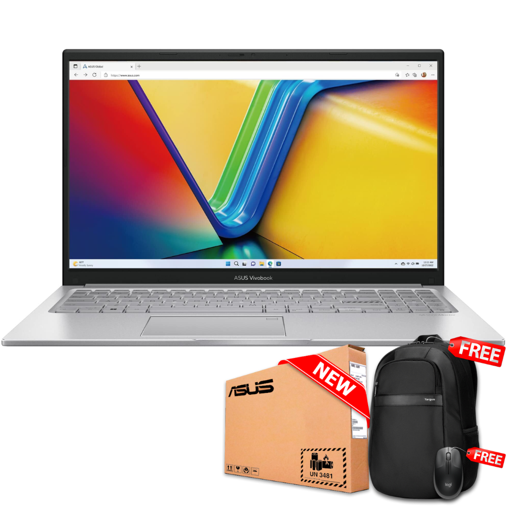 Asus Vivobook 15 F1504VAP-WH56 15.6" FHD Core™ 5 120U 512GB SSD 16GB W11 COOL SILVER