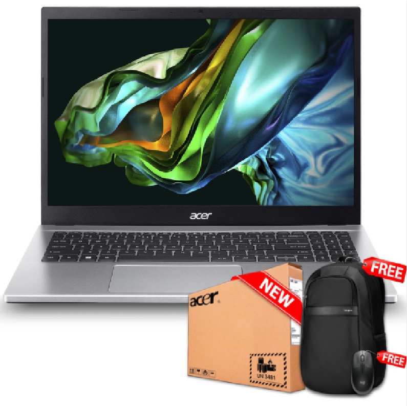 Acer Aspire Go AG15-21PT-R5GQ 15.3" FHD Touch Ryzen™ 5 7520U 512GB SSD 8GB W11 SILVER
