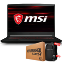 ❞𝐑𝐞𝐟𝐮𝐫𝐛𝐢𝐬𝐡𝐞𝐝❞  MSI GF63 THIN 15.6" FHD 144Hz Core™ i5-12450H 512GB SSD 8GB W11 NVIDIA® RTX 4050 6GB BLACK Bcklt