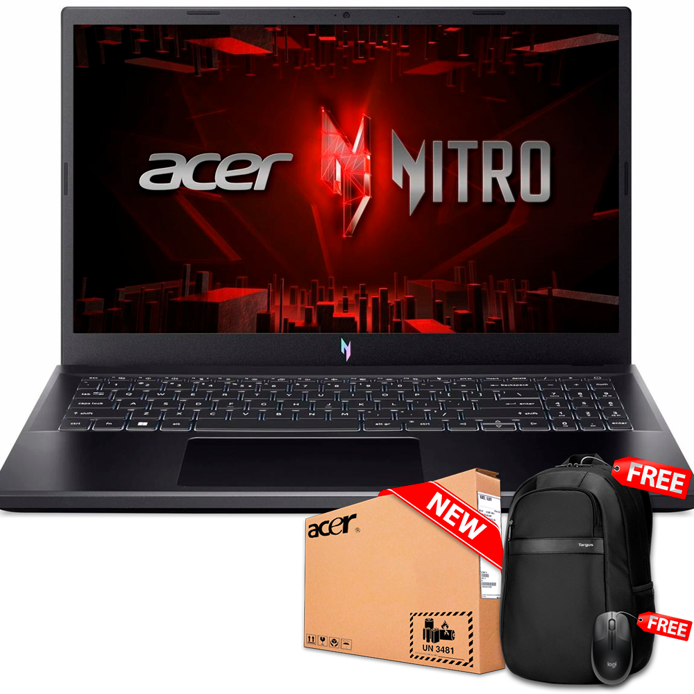 Acer Nitro V 15 ANV15-41-R68F 15.6" FHD 144Hz IPS Ryzen™ 7 7735HS 512GB SSD 16GB W11 NVIDIA® RTX 3050 6GB BLACK Bcklt