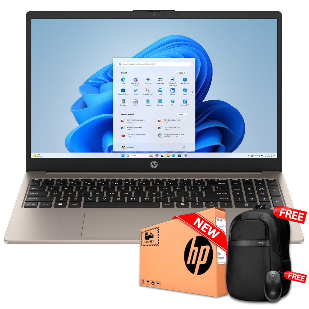 HP 15-FC0057 15.6" FHD Touch Ryzen™ 7 7730U 512GB SSD 16GB W11 COSY CASHMERE