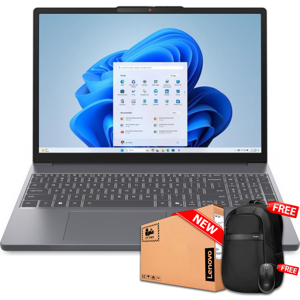 Lenovo Slim 3 15AHP10 15.3" WUXGA FHD Touch IPS Ryzen™ 5 8540U 512GB SSD 8GB W11 LUNA GREY Bcklt