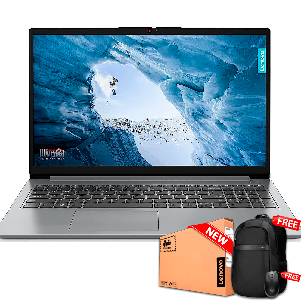 Lenovo 1 15IJL7 15.6" Pentium® Silver N6000 128GB eMMC + 256GB SSD 12GB W11 S CLOUD GREY