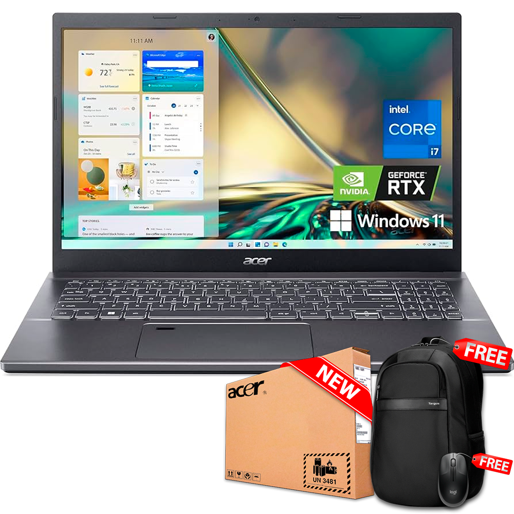 Acer Aspire 5 A515-57G-71KH 15.6" FHD Core™ i7-1255U 512GB SSD 8GB RTX 2050 4GB W11 GREY