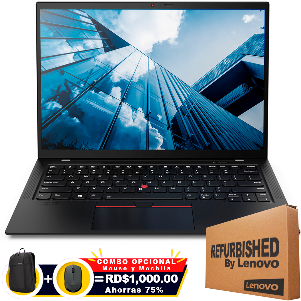 Lenovo ThinkPad X1 Carbon 9th Gen 14" FHD Touch Core™ i7-1185G7 512GB SSD 16GB W11 Pro