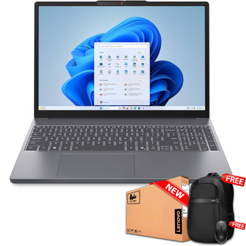 Lenovo SLIM 3 15IRU10 15.3" FHD Core™ 3 100U 512GB SSD 8GB W11 LUNA GRAY Bcklt