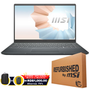 ❞𝐑𝐞𝐟𝐮𝐫𝐛𝐢𝐬𝐡𝐞𝐝❞ MSI MODERN 14 C11M 14" FHD Core™ i5-1155G7 512GB SSD 16GB W11 BLACK Bcklt