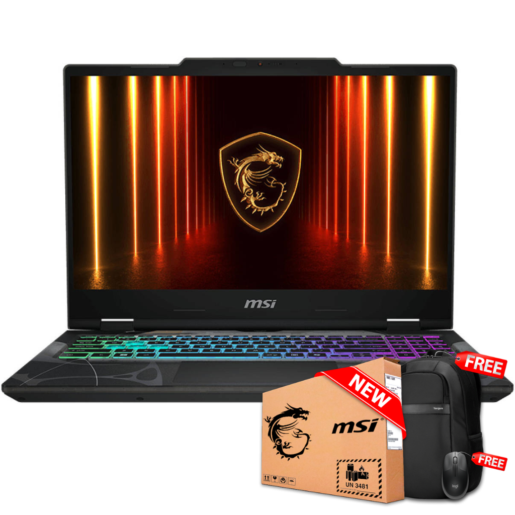 MSI CYBORG 15 15.6" FHD 144Hz Ryzen™ 7 260 512GB SSD 16GB W11 NVIDIA® RTX 5050 8GB BLACK Bcklt