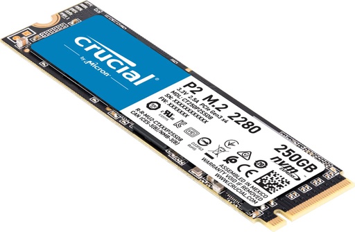 [CRCLDSK250GB] Disco Para Laptop 1&quot; Crucial P2 250GB PCIe M.2 2280 SSD