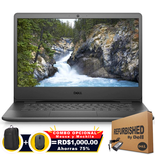 [450206RFF] ❞𝐑𝐞𝐟𝐮𝐫𝐛𝐢𝐬𝐡𝐞𝐝❞ Dell Vostro 14 3400 14" FHD Core™ i5-1135G7 500GB+256GB SSD 8GB W10 Pro BLACK