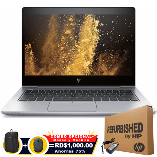 [830G6I716GRFF] ❞𝐑𝐞𝐟𝐮𝐫𝐛𝐢𝐬𝐡𝐞𝐝❞ HP EliteBook 830 G6 13.3" FHD Core™ i7-8665U 512GB SSD 16GB W10 Pro SILVER
