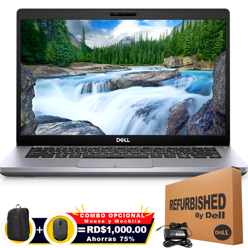 [DL5410I5256GB16GBRFF] ❞𝐑𝐞𝐟𝐮𝐫𝐛𝐢𝐬𝐡𝐞𝐝❞ Dell Latitude 5410 14" FHD Core™ i5-10210U 256GB SSD 16GB W10 Pro SILVER