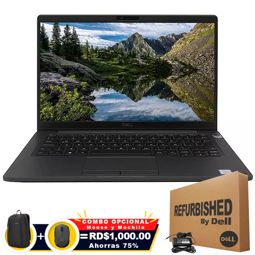 [DLL7400I751232RFF] ❞𝐑𝐞𝐟𝐮𝐫𝐛𝐢𝐬𝐡𝐞𝐝❞ Dell Latitude 7400 14" FHD Core™ i7-8665U 512GB SSD 32GB W10 Pro BLACK Bcklt