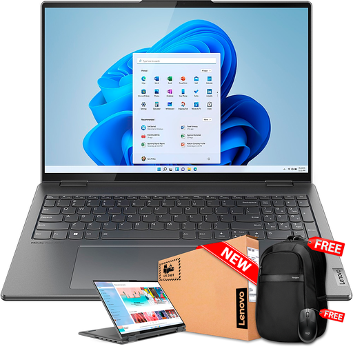[82QG0001US] Lenovo Yoga 7 16IAP7 2-IN-1 16" WQXGA (2560x1600) Touch Core™ i5-1240P 256GB SSD 8GB W11 STORM GREY Bcklt