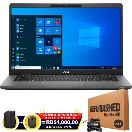 [LAT7320110RFF] ❞𝐑𝐞𝐟𝐮𝐫𝐛𝐢𝐬𝐡𝐞𝐝❞ Dell Latitude 7320 13.3&quot; FHD Core™ i5-1145G7 256GB SSD 16GB W11 Pro BLACK