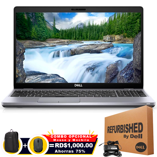 [LAT5510I52568GRFF] ❞𝐑𝐞𝐟𝐮𝐫𝐛𝐢𝐬𝐡𝐞𝐝❞ Dell Latitude 5510 15.6&quot; FHD Core™ i7-10610U 256GB SSD 8GB W10 Pro Bcklt GRAY